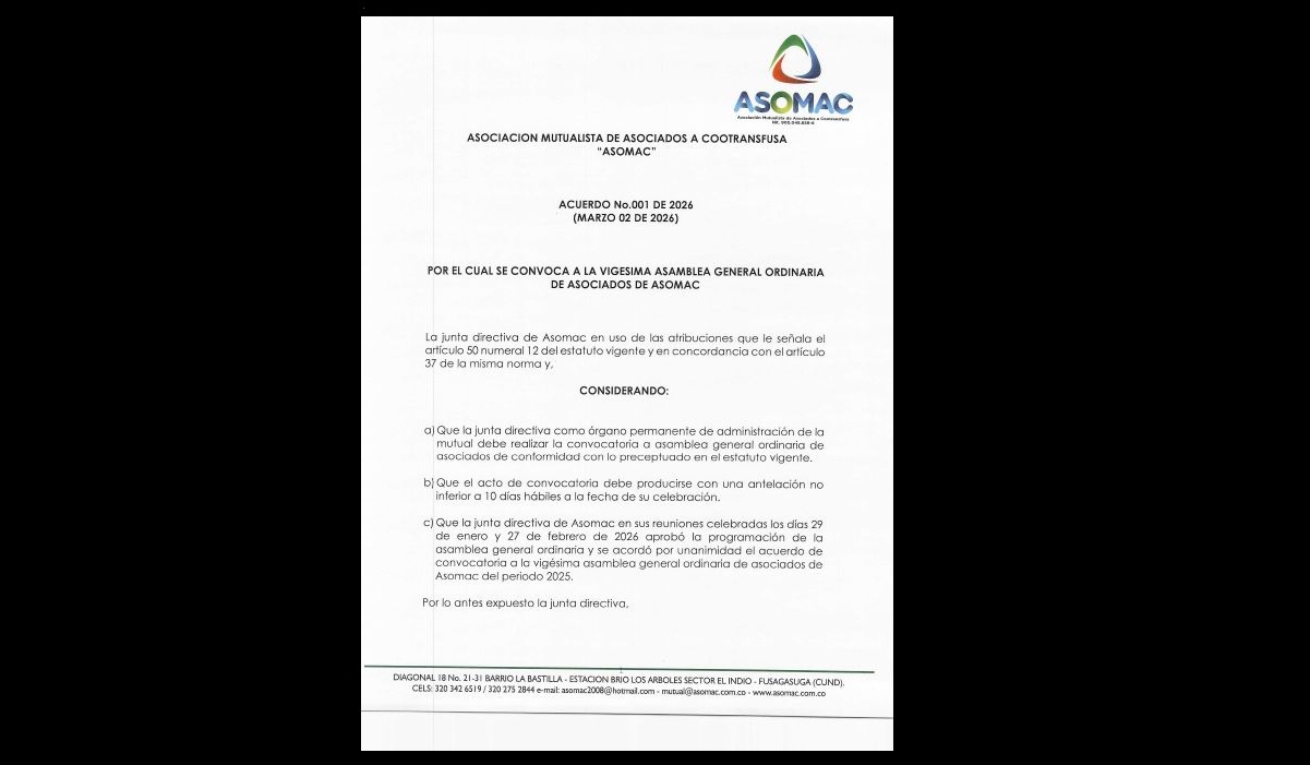 ACUERDO CONV 2026