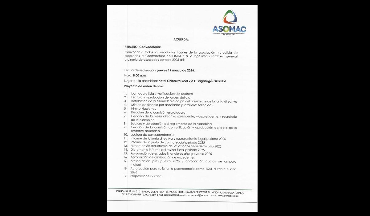 ACUERDO CONV 2026