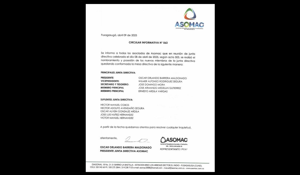 CIRCULAR 563-2025